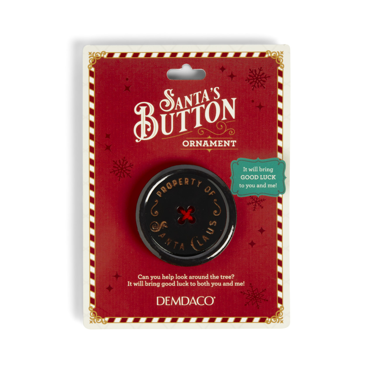 Santa's Button Ornament thumbnail
