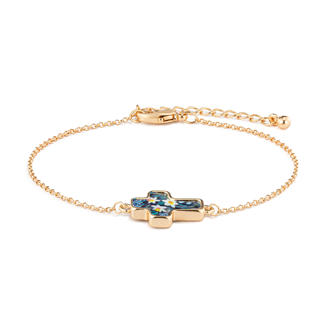 Artful Cross Bracelet - Blessed thumbnail