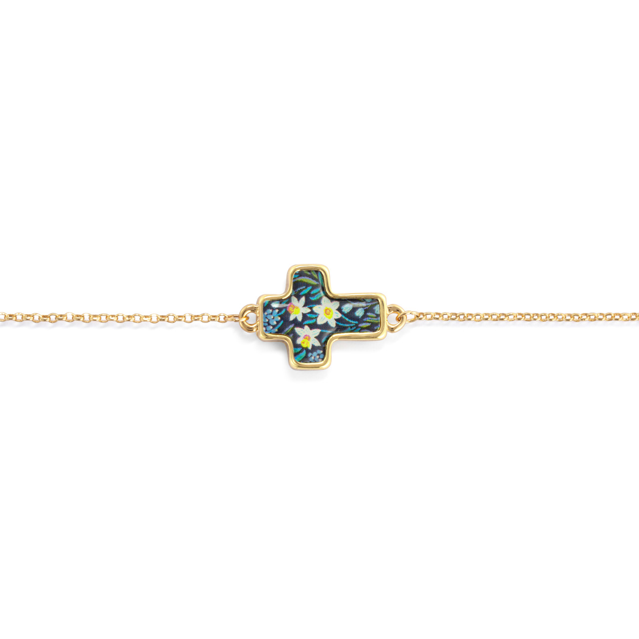 Artful Cross Bracelet - Blessed thumbnail