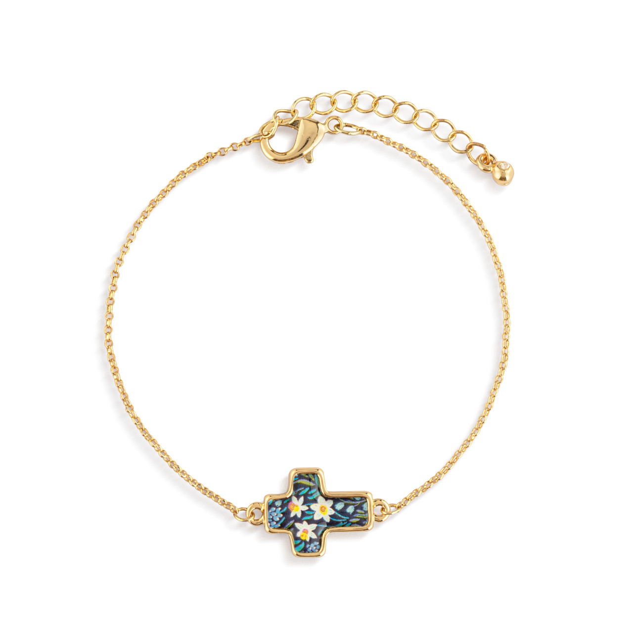 Artful Cross Bracelet - Blessed thumbnail
