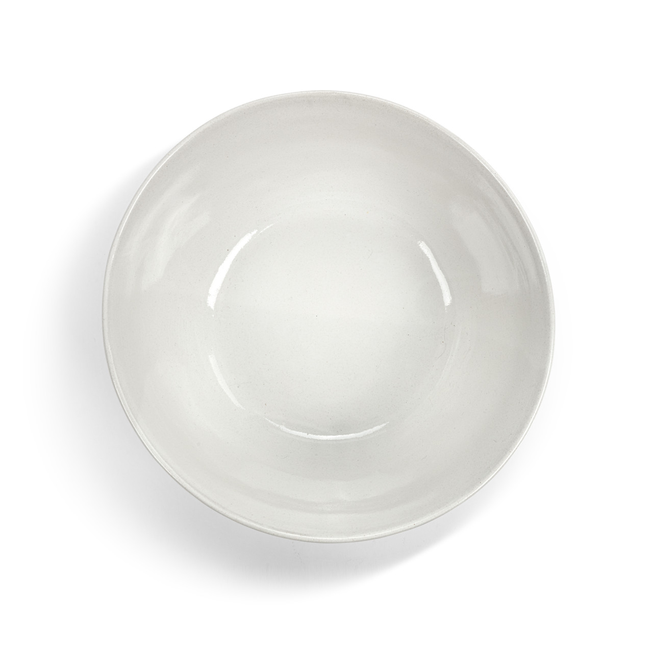 Gather 'Round White Stoneware Serve It Up Serving Bowl 10" thumbnail