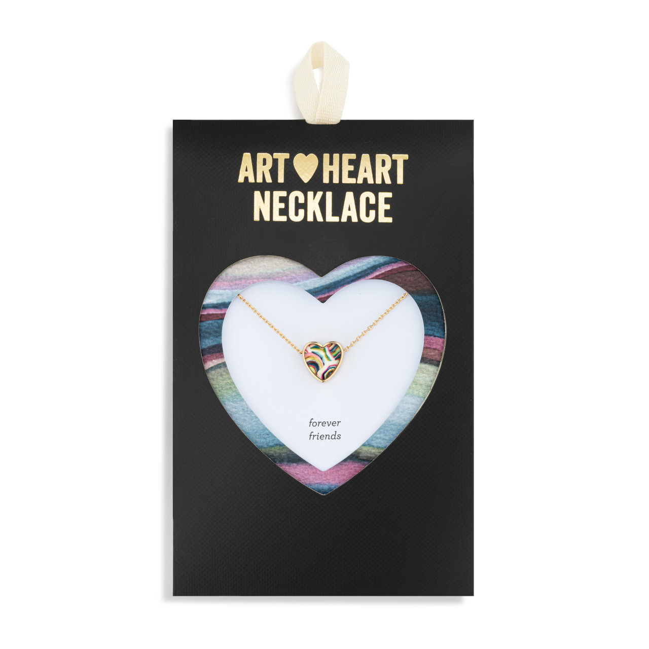 Art Heart Necklace - Forever Friends thumbnail