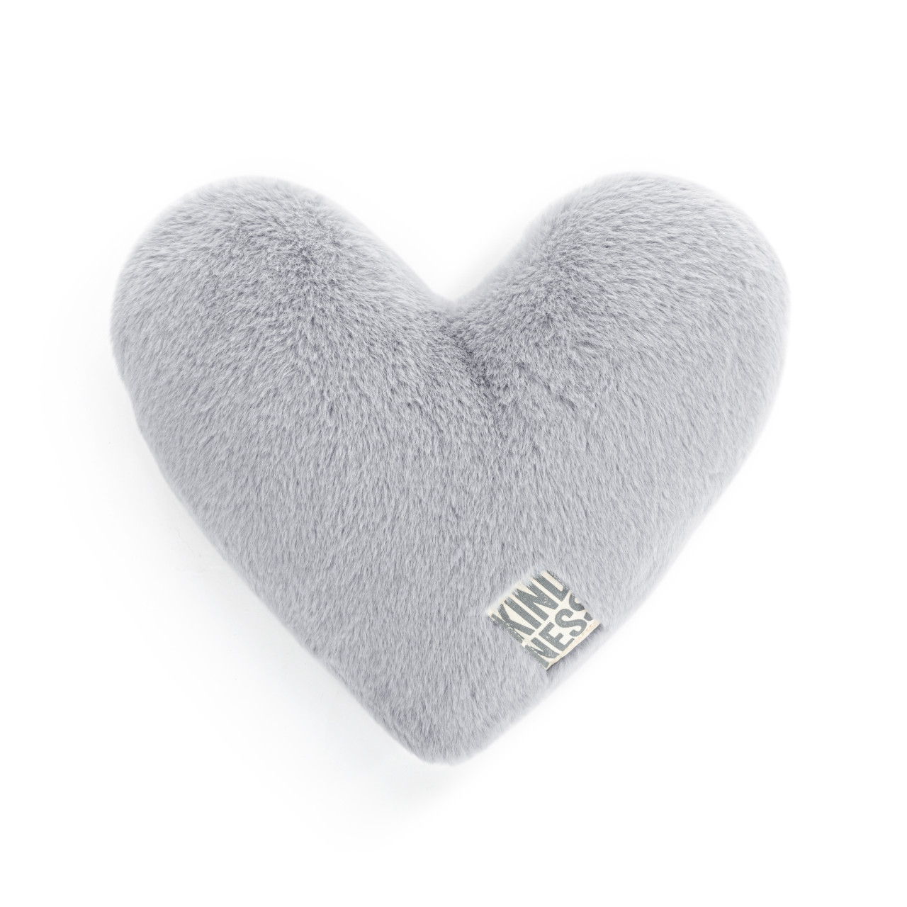 Sharing Kindness Smoke Gray Weighted Heart Pillow 11.5" x 10" thumbnail