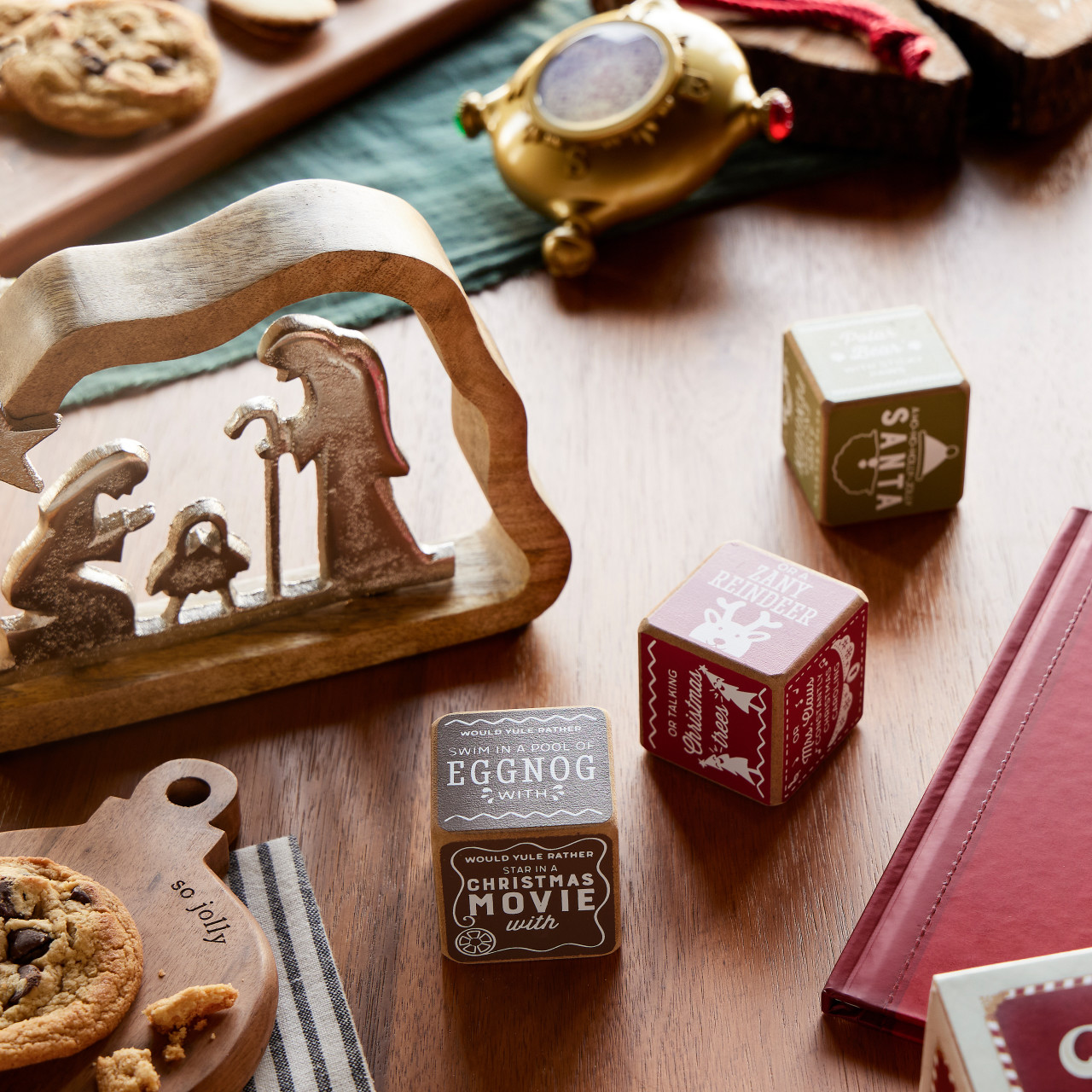 Wood Framed Metal Holy Family thumbnail