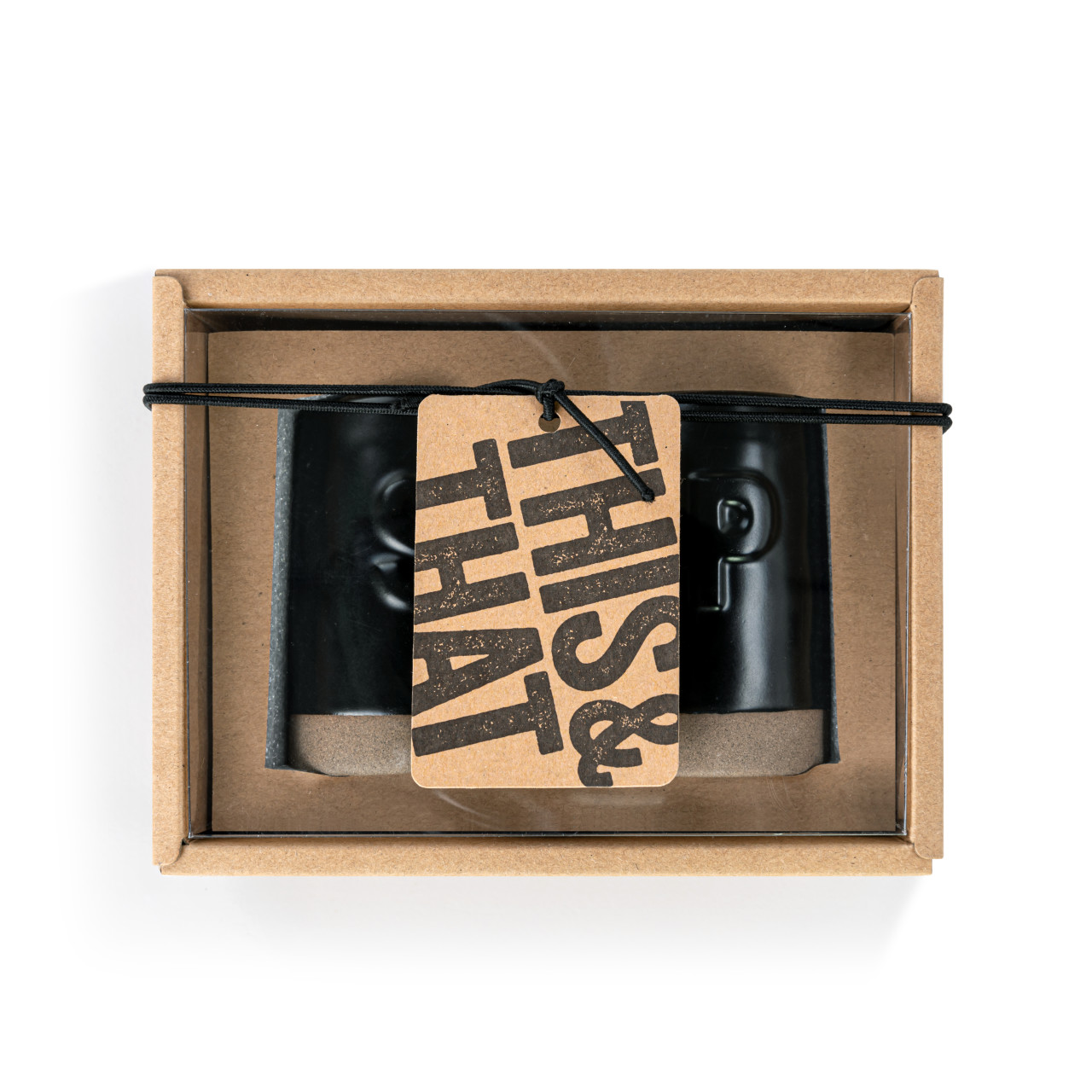 Black Gather Round Salt & Pepper - Set of 2 thumbnail