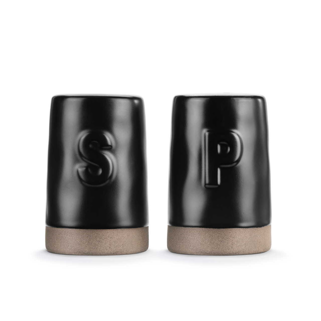 Black Gather Round Salt & Pepper - Set of 2 thumbnail