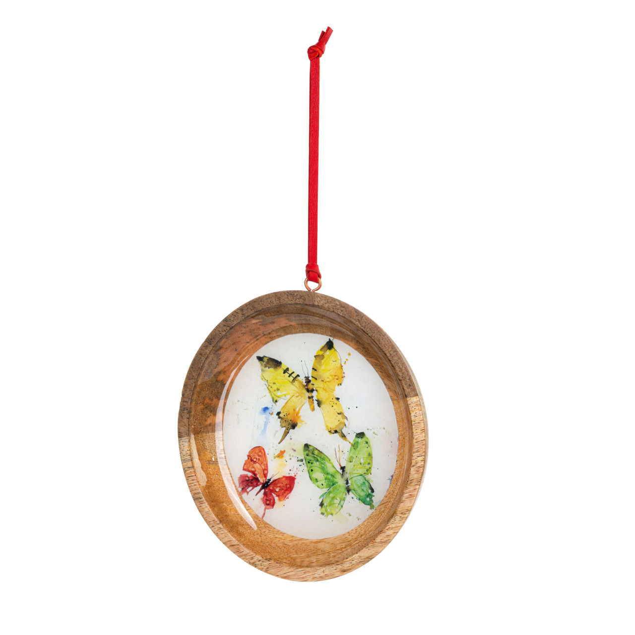 Flock of Butterflies Wood Ornament thumbnail