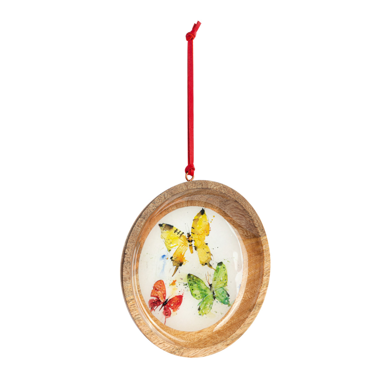 Flock of Butterflies Wood Ornament thumbnail