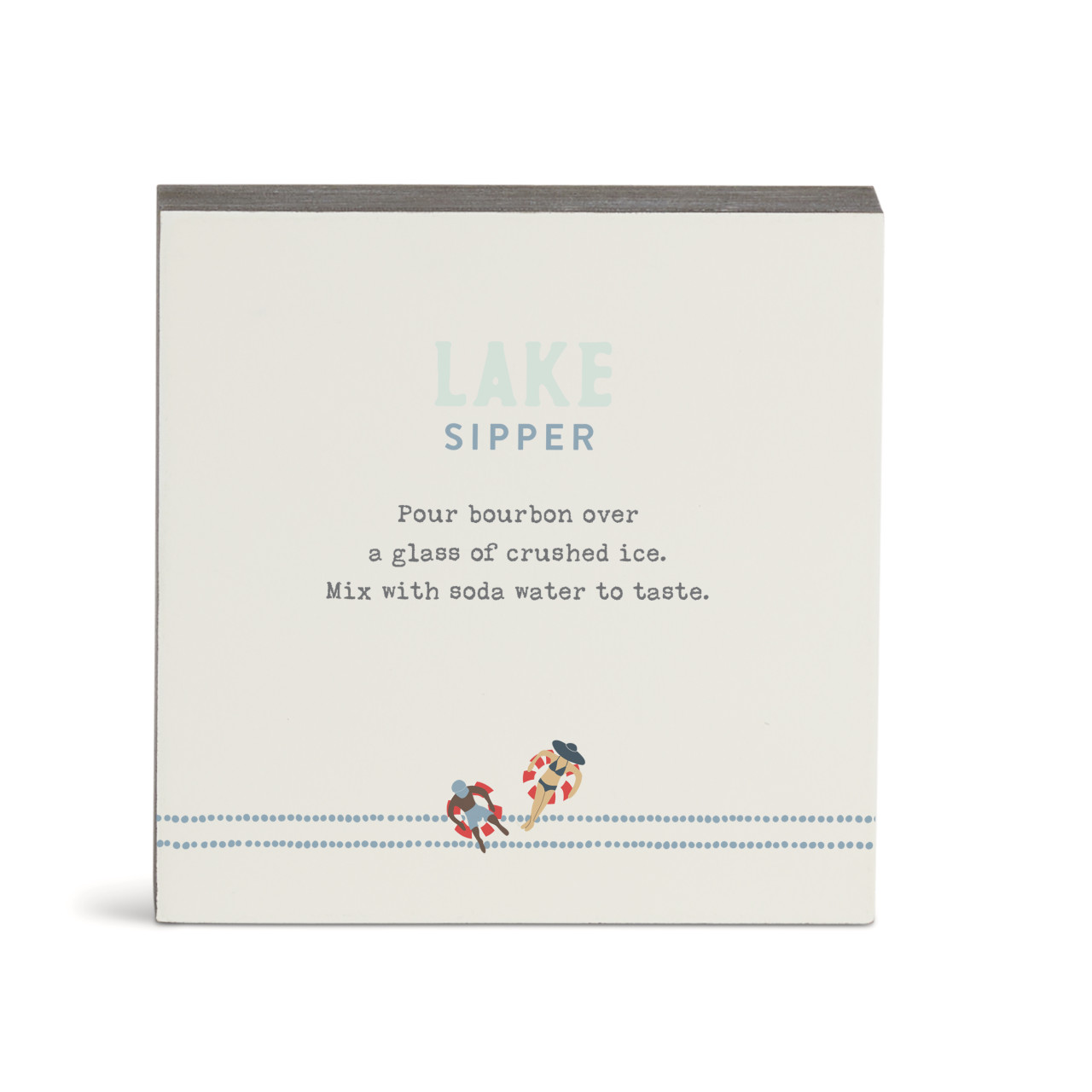 Recipes Lake Sipper Wall Art - 6" sq. thumbnail