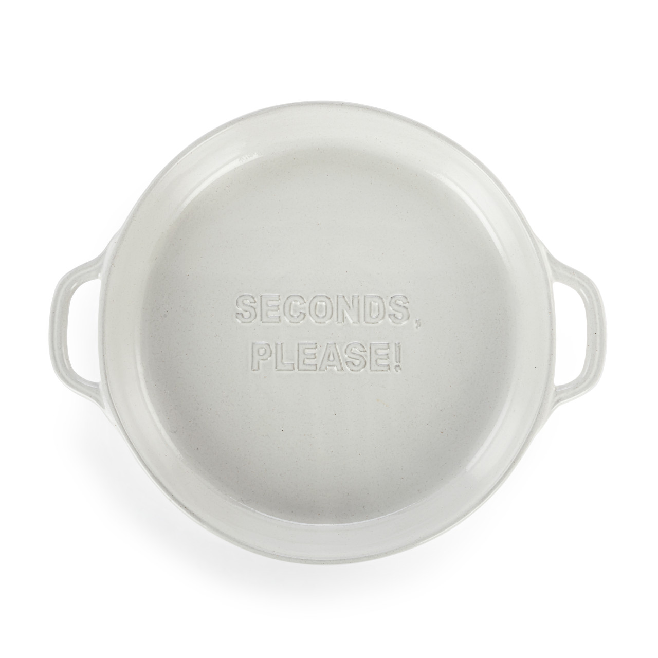 White Gather 'Round Pie Dish thumbnail