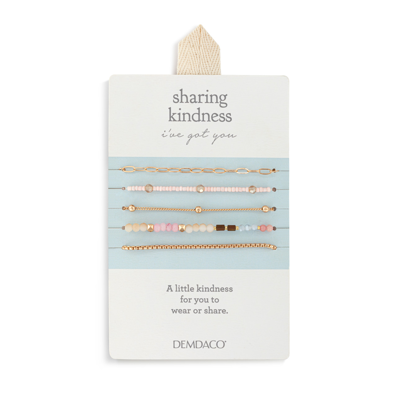 Bracelet Set of 5 - Multicolor Gold thumbnail