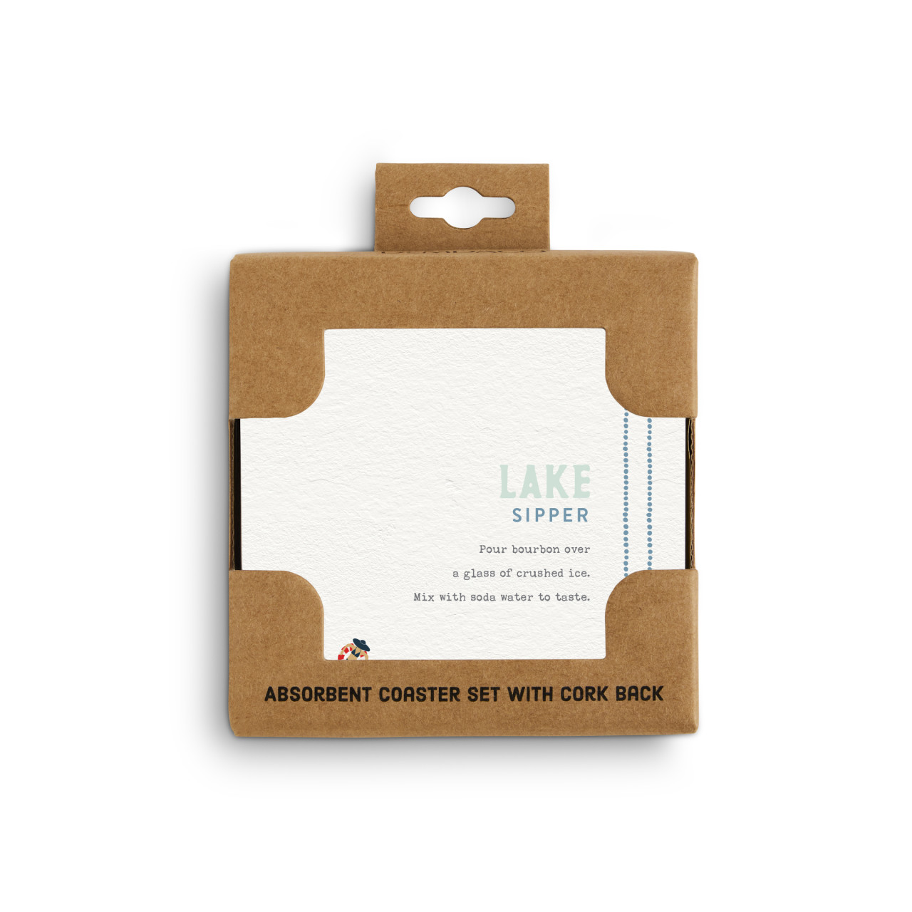 Recipes Lake Sipper Coasters - Set of 4 thumbnail