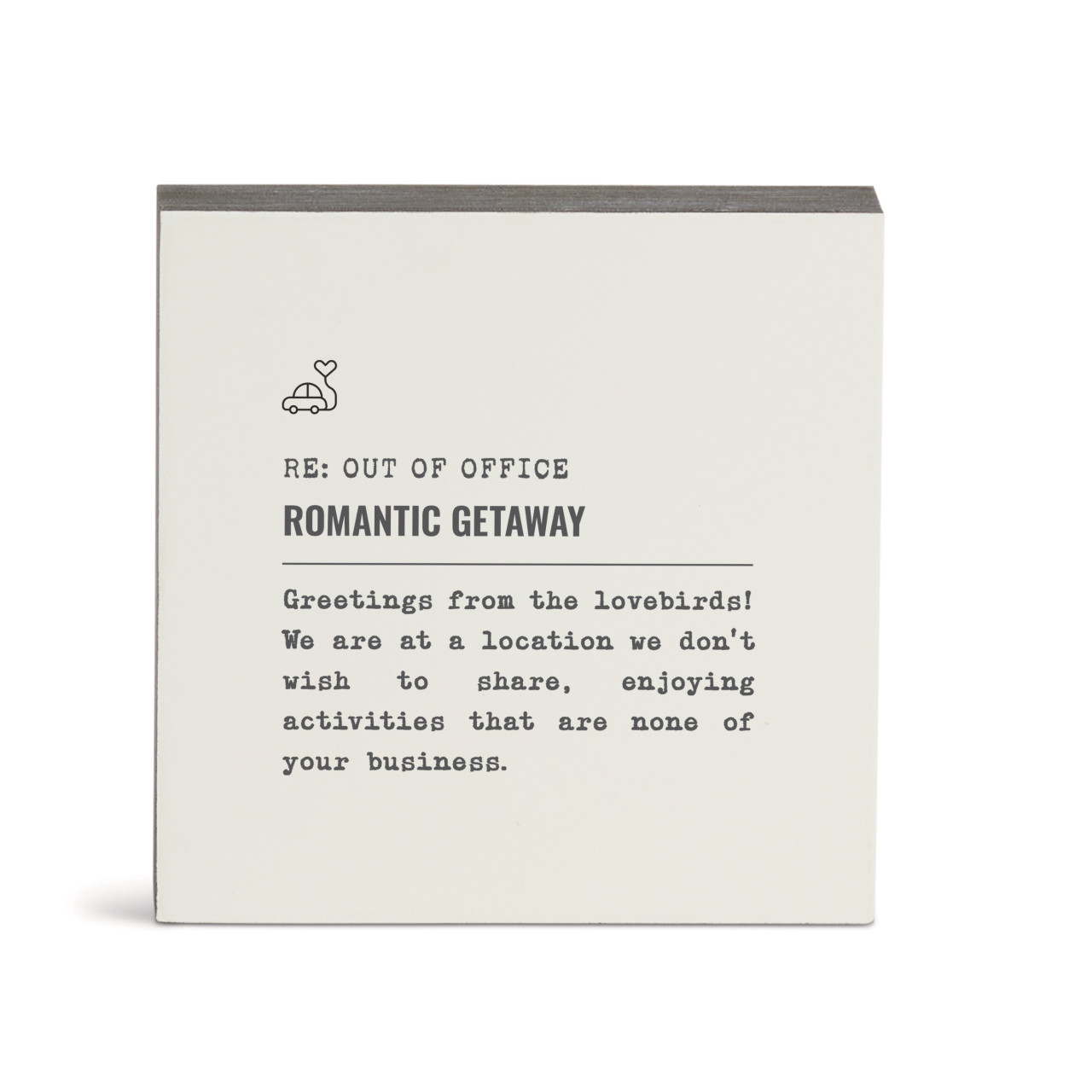 Romantic Getaway Wall Art - 6"sq. thumbnail