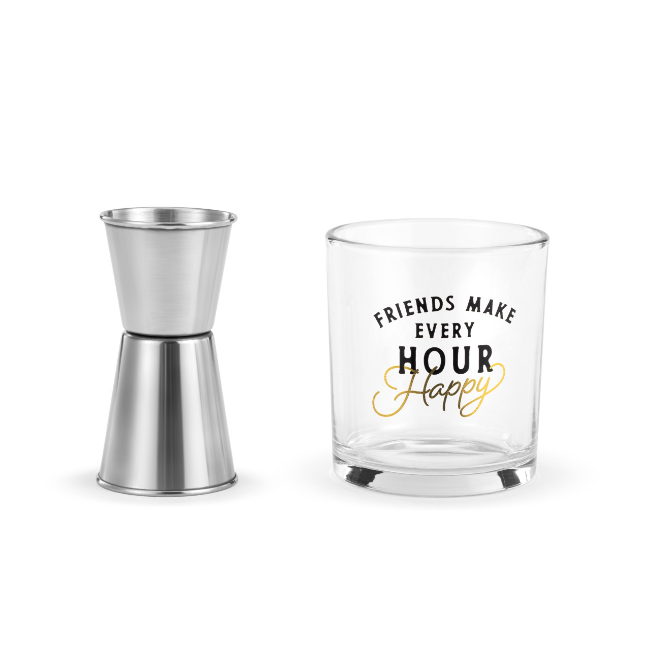 Happy Hour Rocks Glass & Jigger Set thumbnail