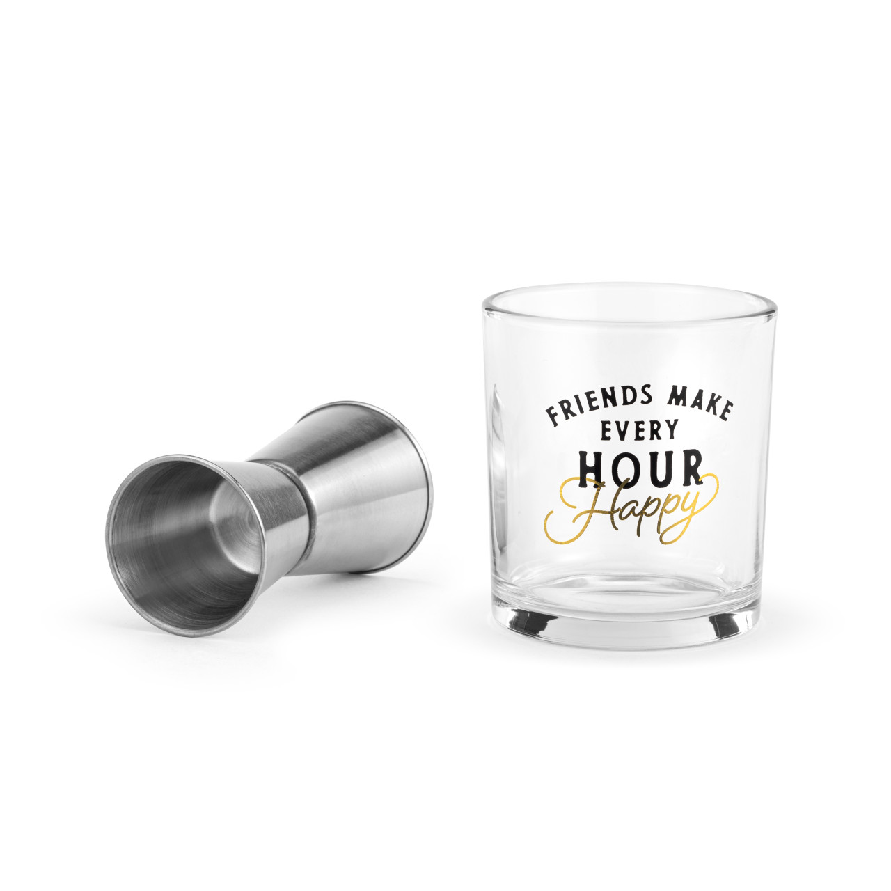 Happy Hour Rocks Glass & Jigger Set thumbnail