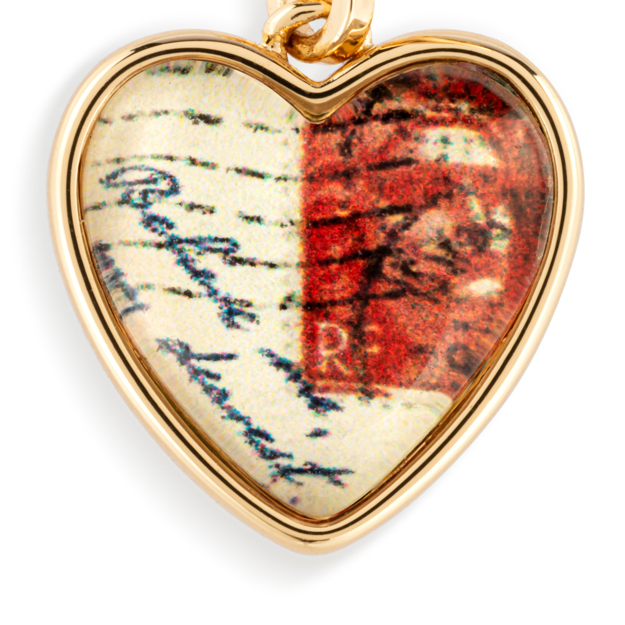 Art Heart Earrings - P.S. I Love You thumbnail