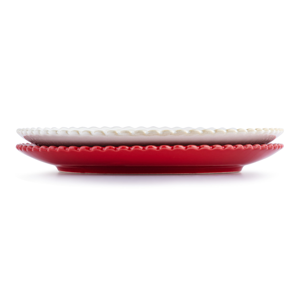 Mini Ceramic Christmas Cookie Plates - Set of 2 thumbnail