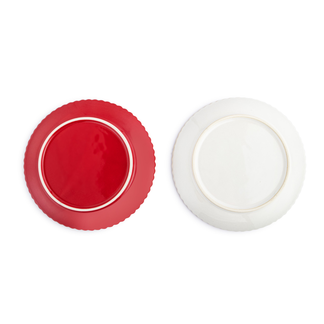 Mini Ceramic Christmas Cookie Plates - Set of 2 thumbnail
