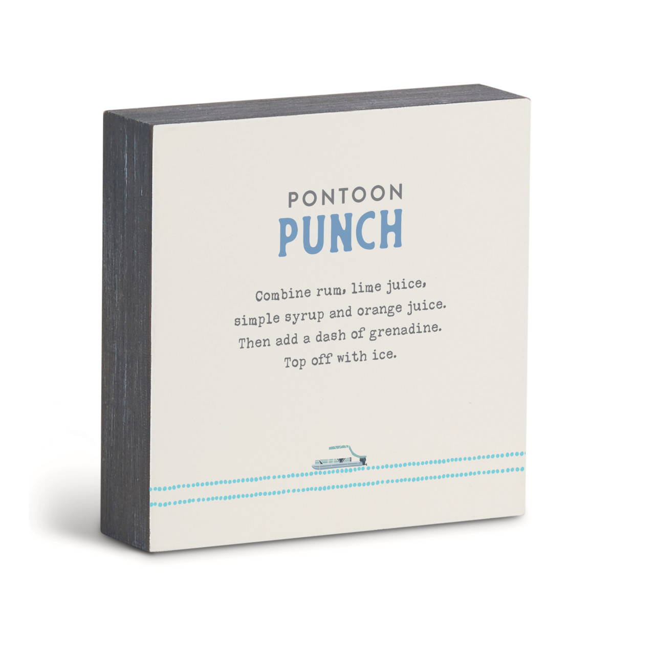 Recipes Pontoon Punch Wall Art - 6" sq. thumbnail