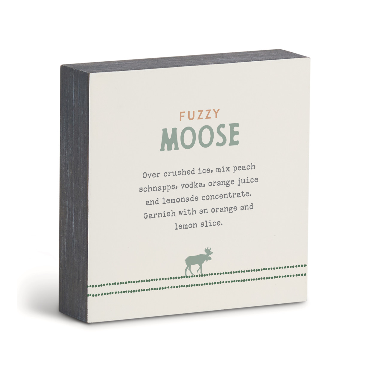 Recipes Fuzzy Moose Wall Art - 6" sq. thumbnail