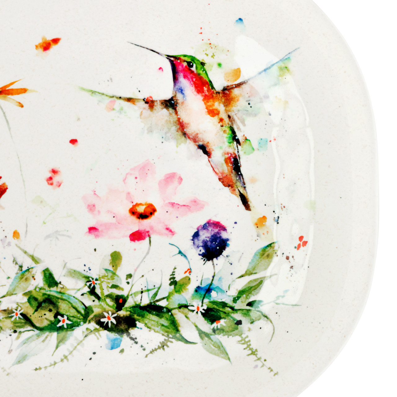 Wildflowers Medium Melamine Rectangular Platter thumbnail