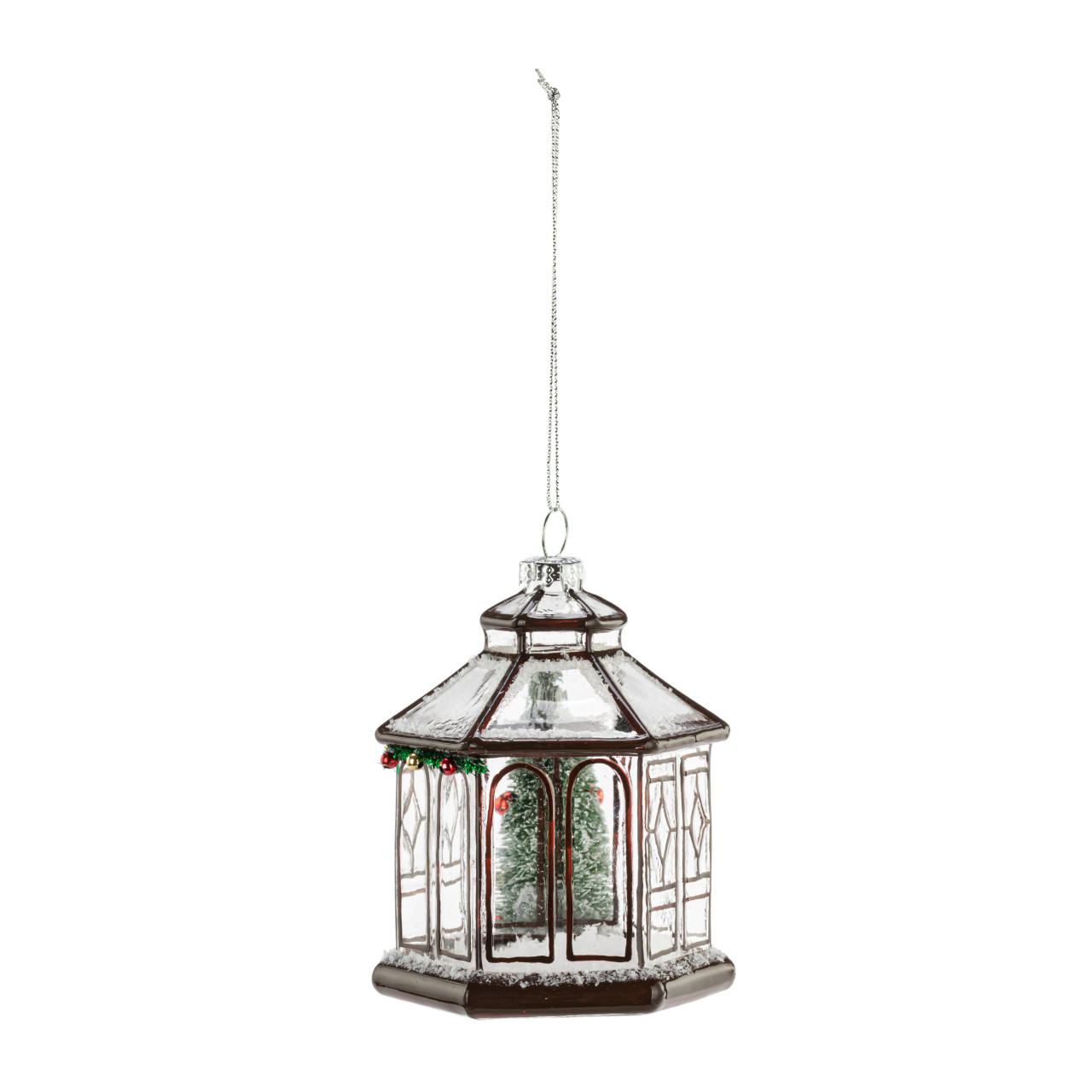 Glass Cardinal Gazebo Ornament thumbnail