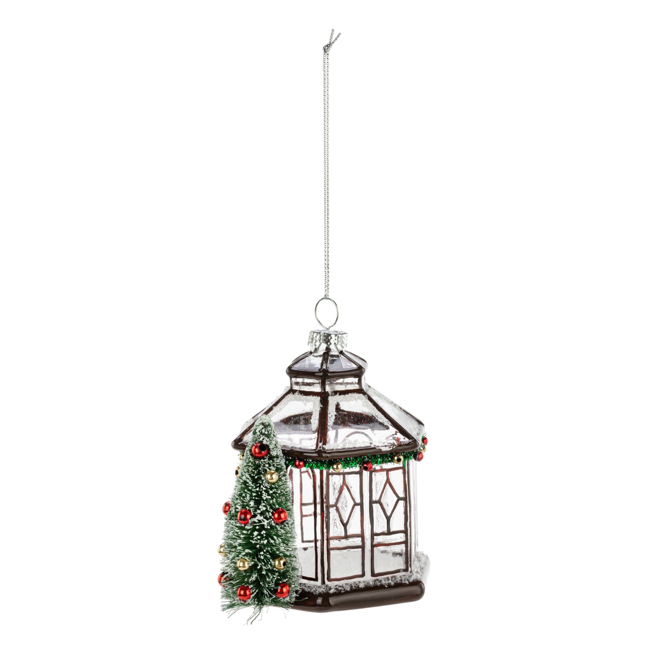 Glass Cardinal Gazebo Ornament thumbnail