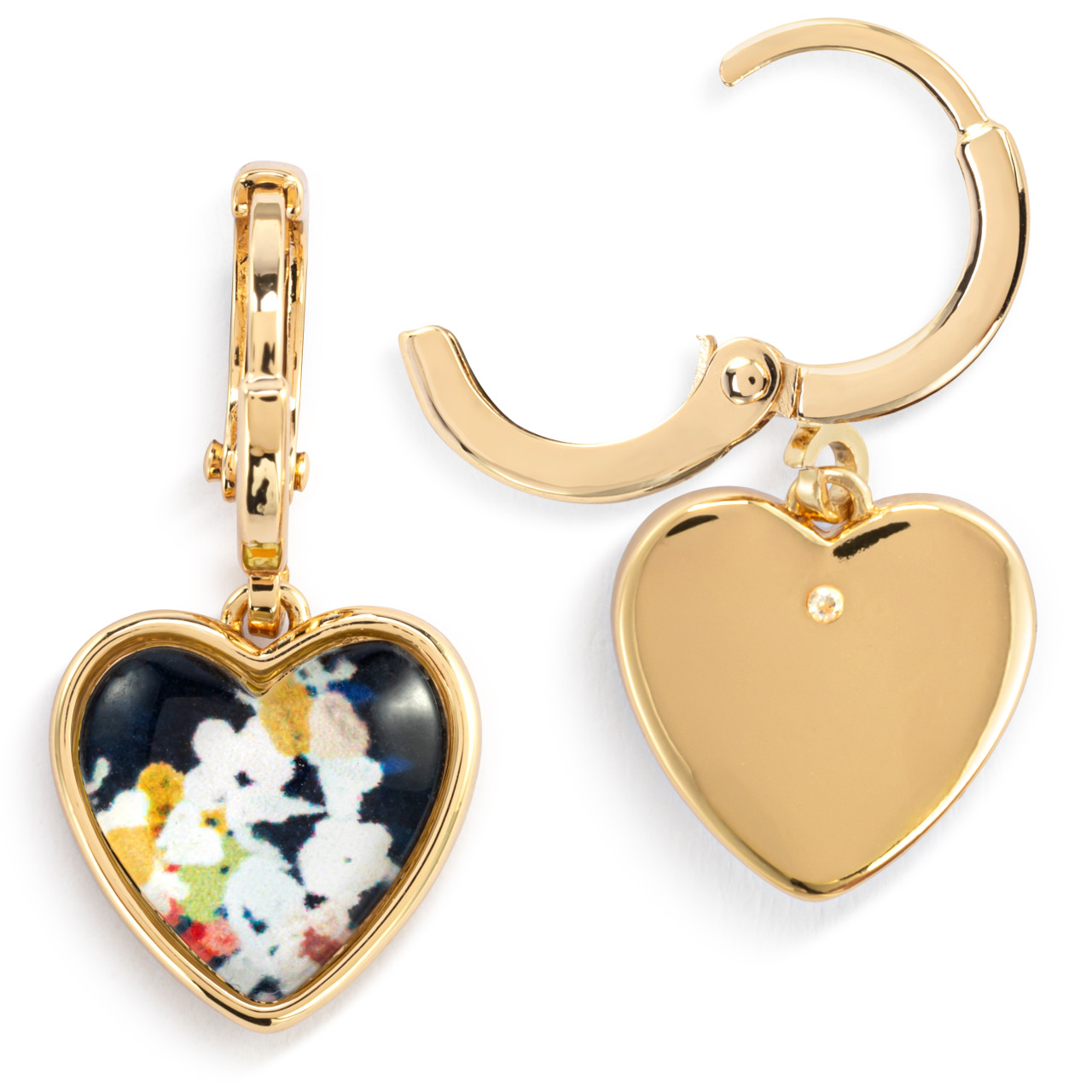 Art Heart Earrings - Mom, I Love You thumbnail