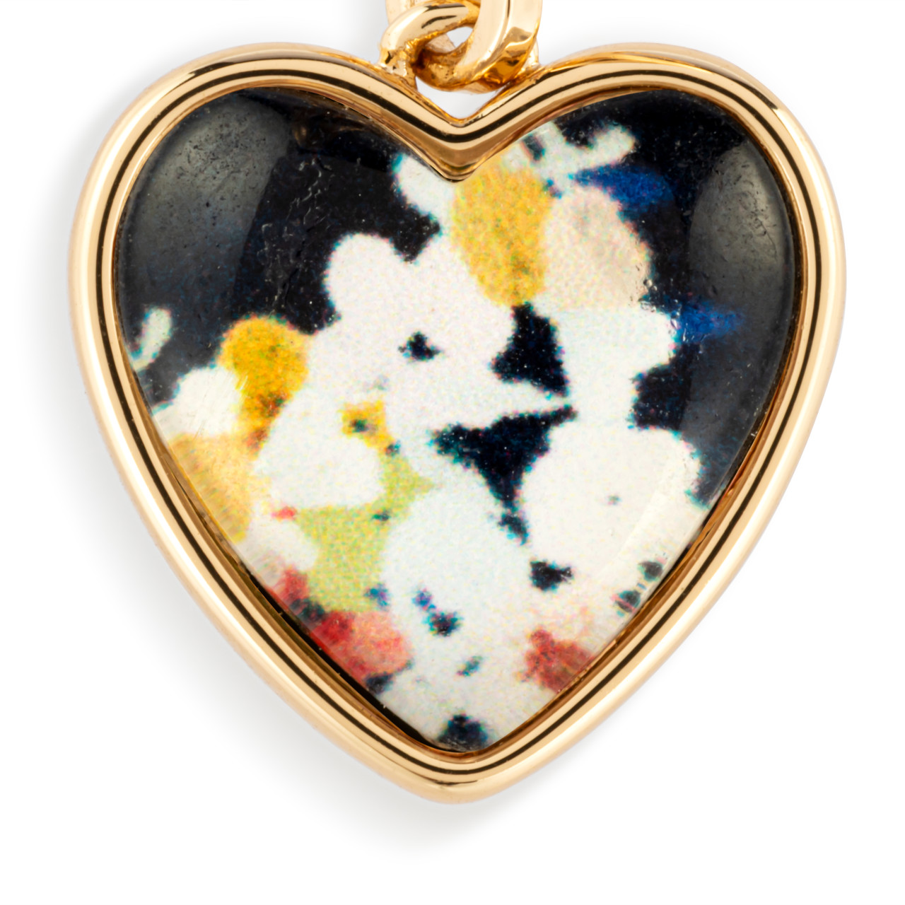 Art Heart Earrings - Mom, I Love You thumbnail