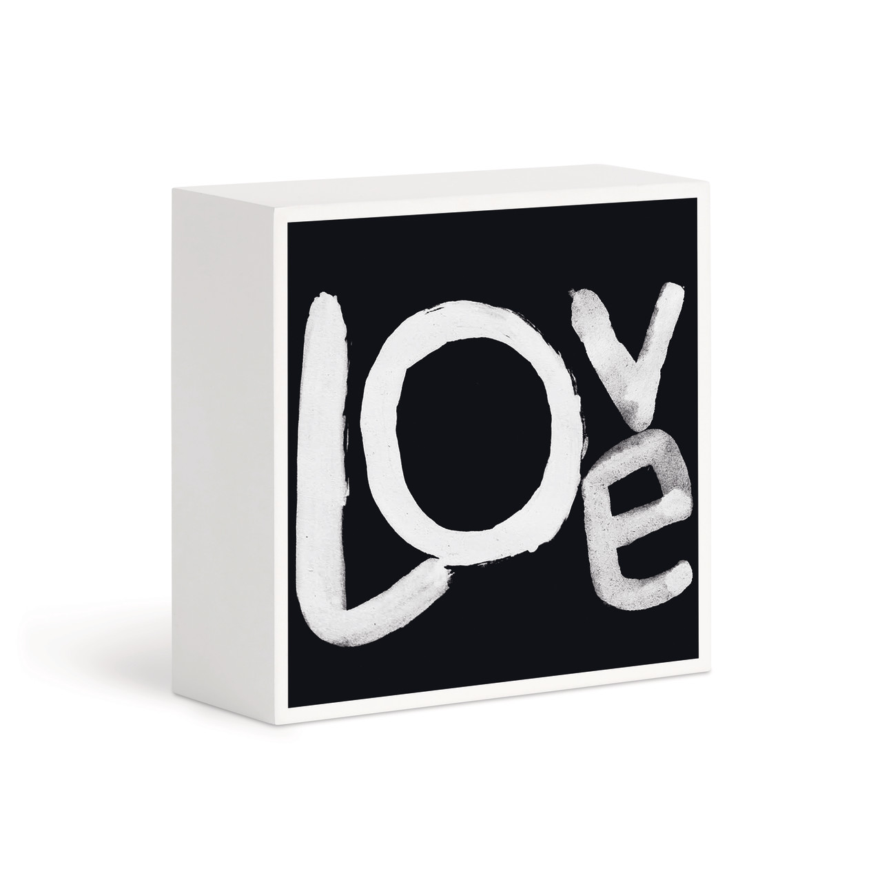 Black & White Love Wall Art - 4"sq thumbnail