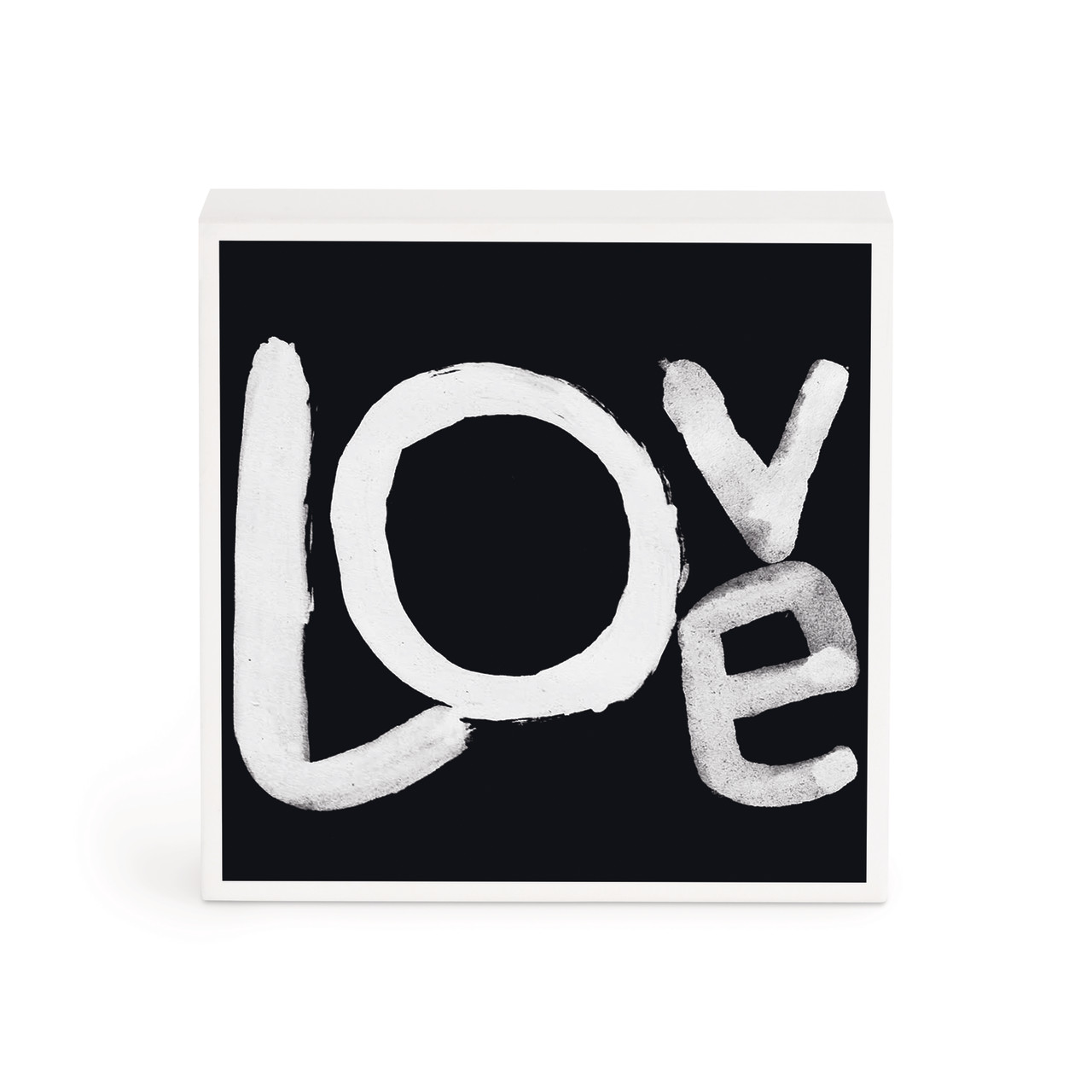 Black & White Love Wall Art - 4"sq thumbnail