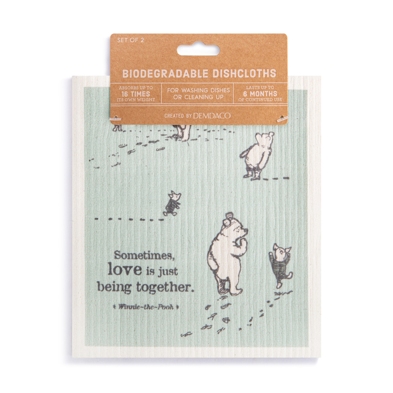 Biodegradable Dish Cloths Set of 2 - Being Together thumbnail