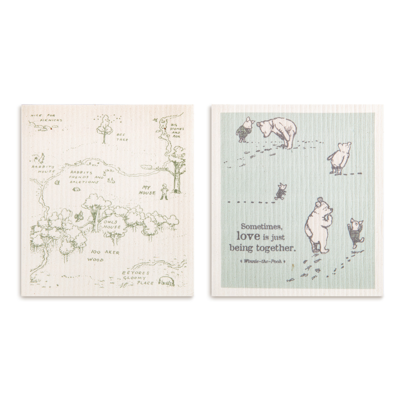 Biodegradable Dish Cloths Set of 2 - Being Together thumbnail