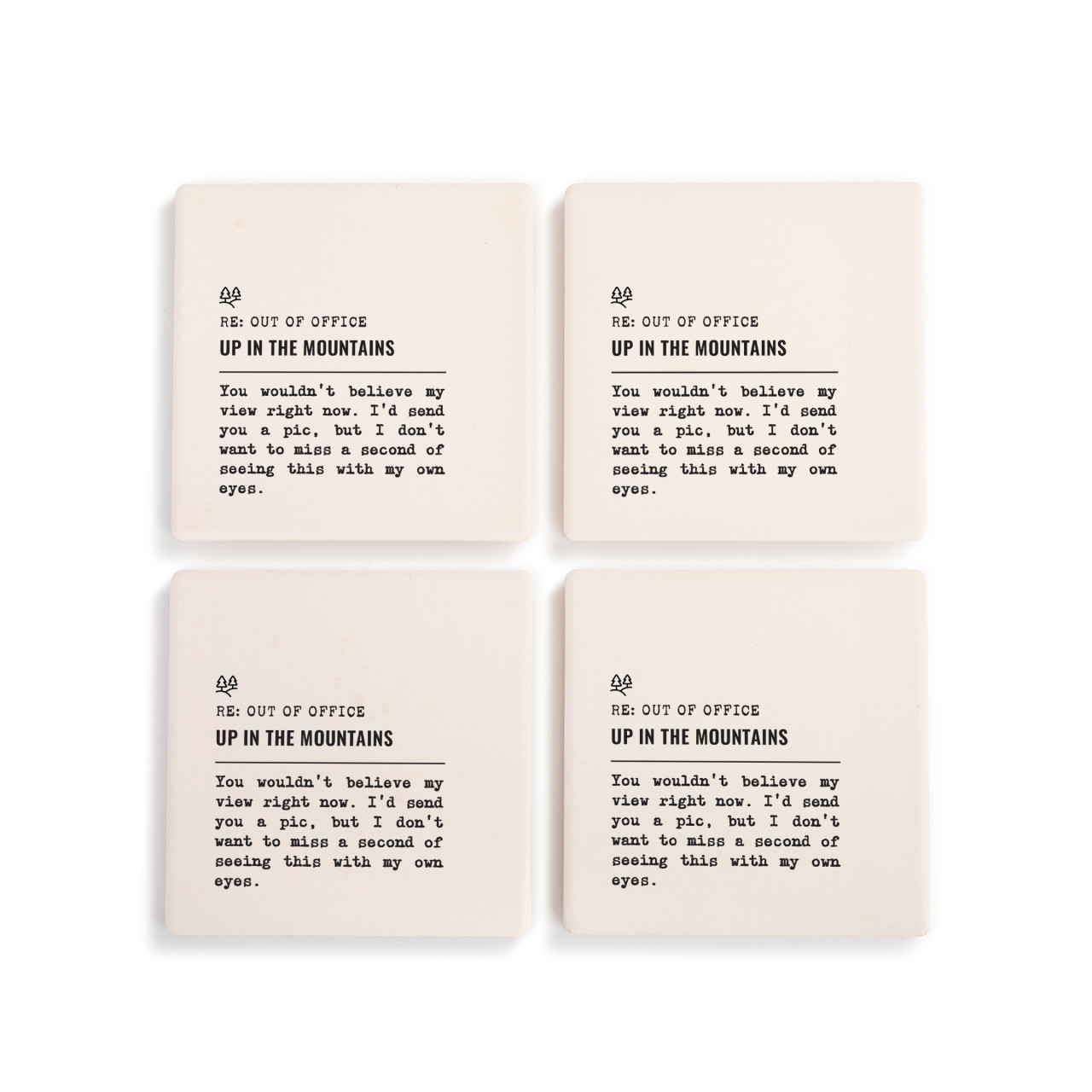 In the Mountains Coasters - Set of 4 thumbnail