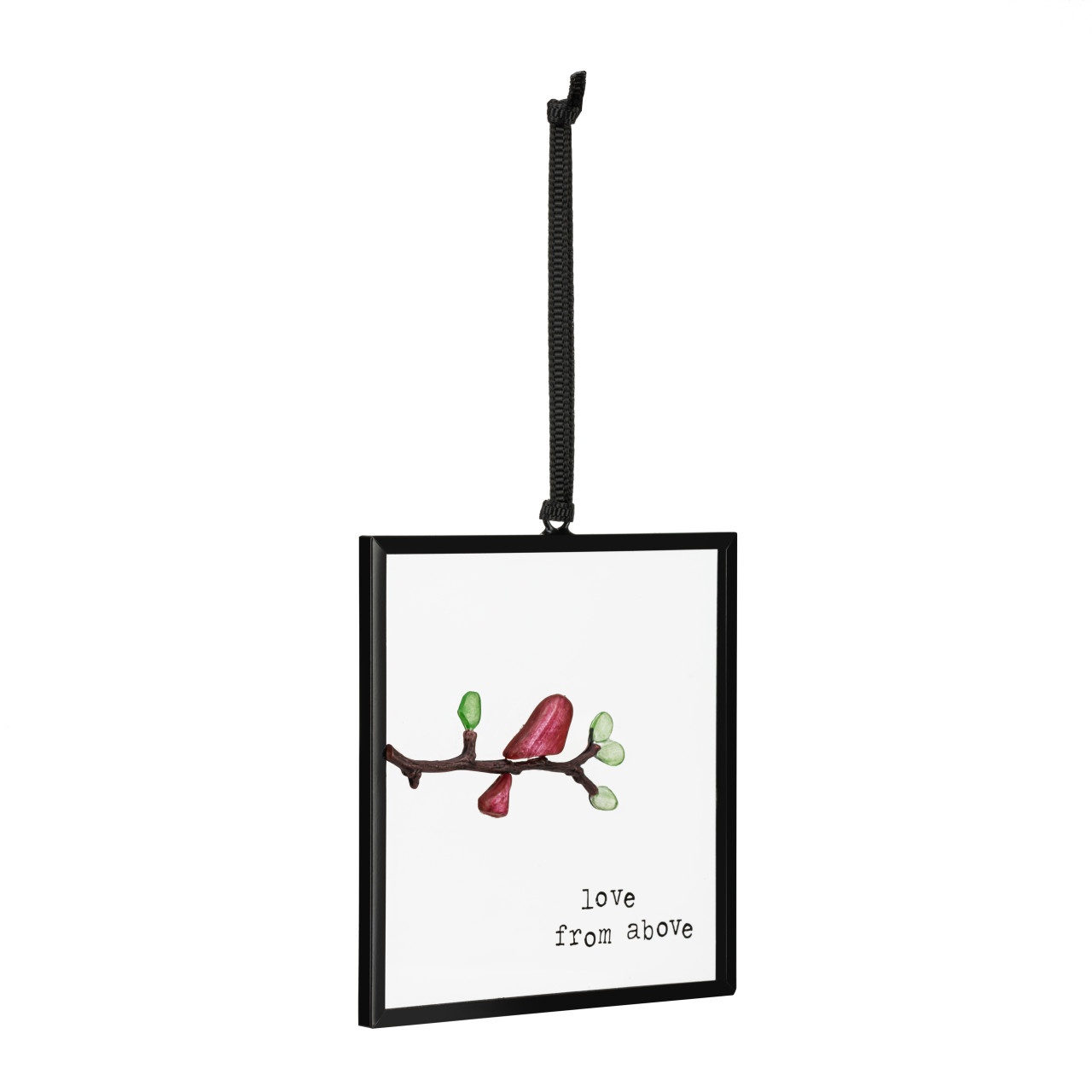 Sharon Nowlan Collection Love From Above Suncatcher 3" x 3" thumbnail