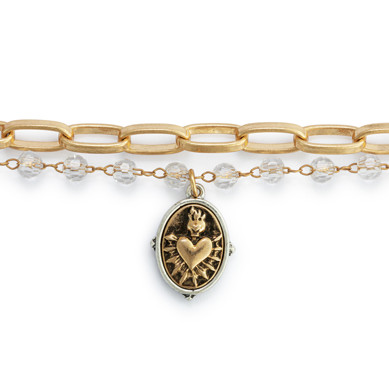 Sacred Heart Bracelet - Gold thumbnail
