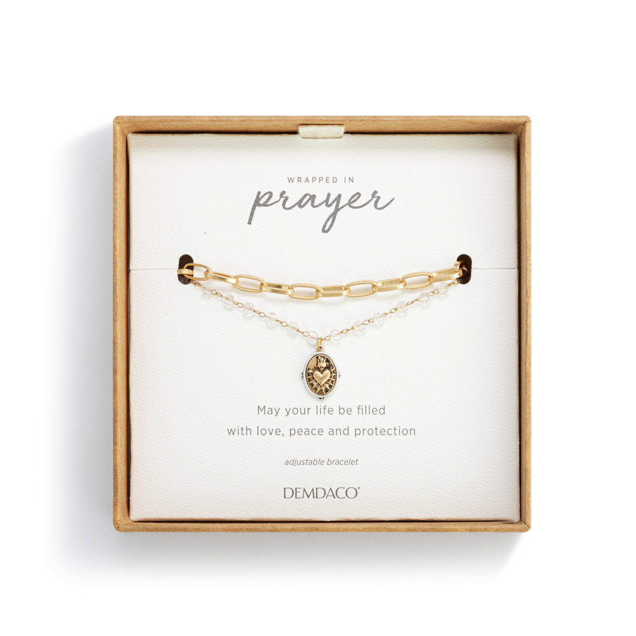 Sacred Heart Bracelet - Gold thumbnail