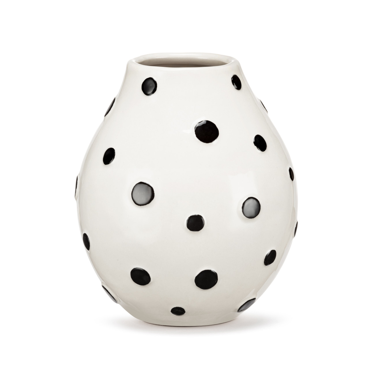 Black Dots Large Vase thumbnail