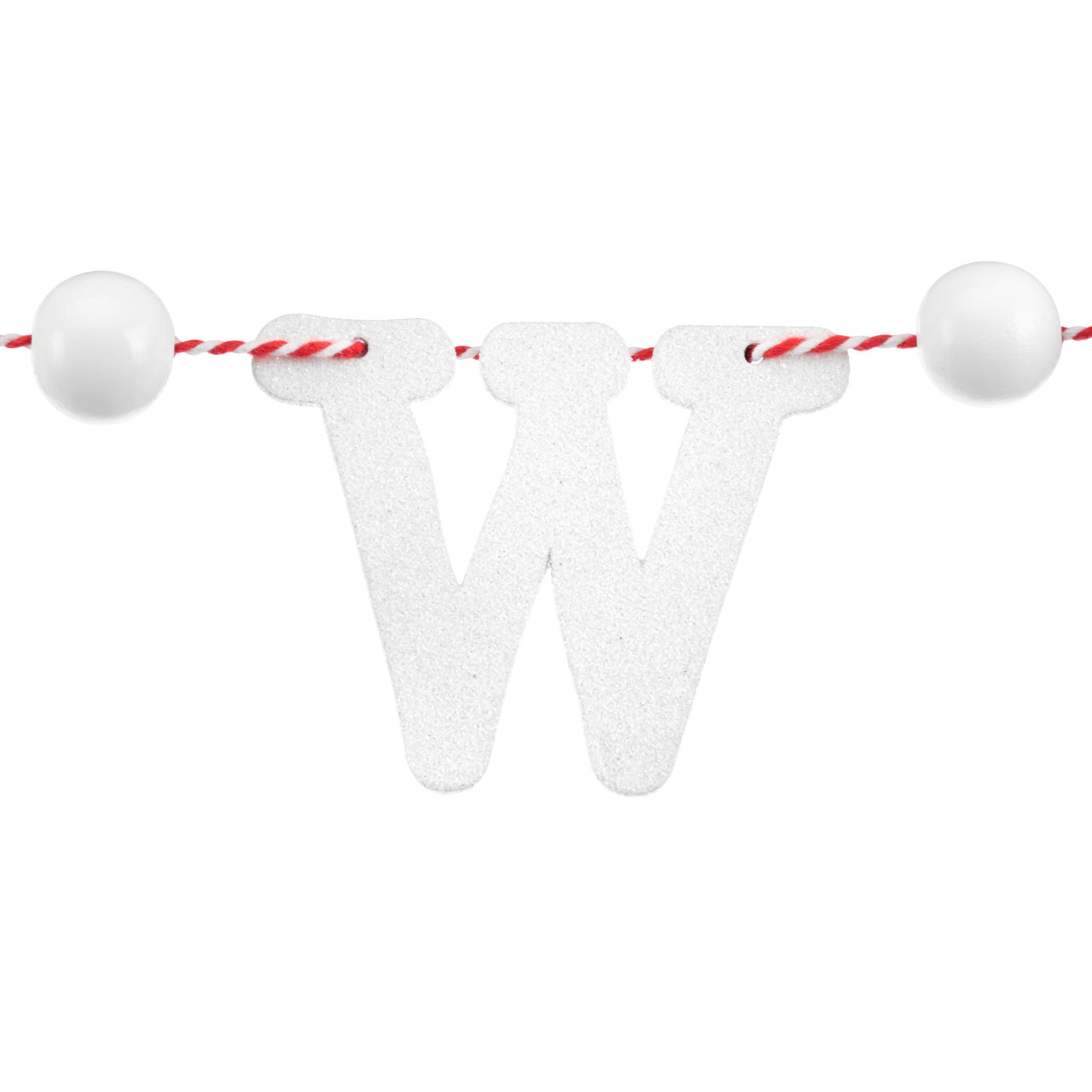 Let It Snow Beaded Garland thumbnail