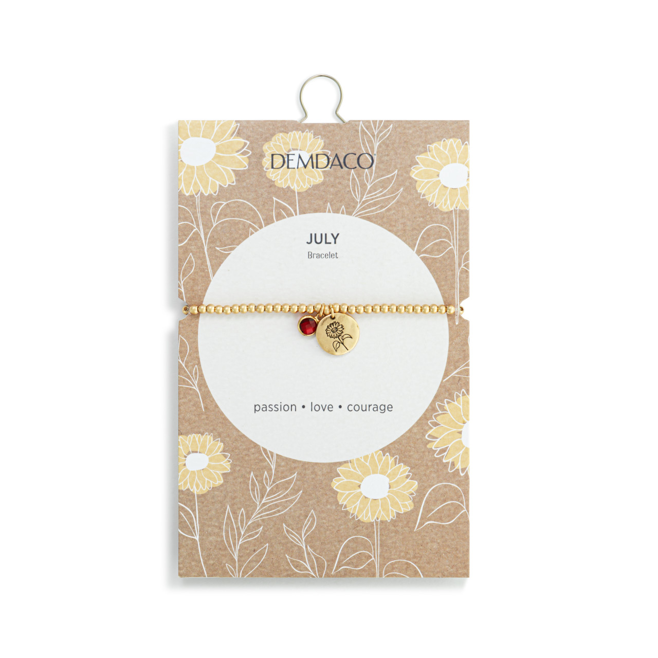 Birthstone Charm Bracelet - July thumbnail