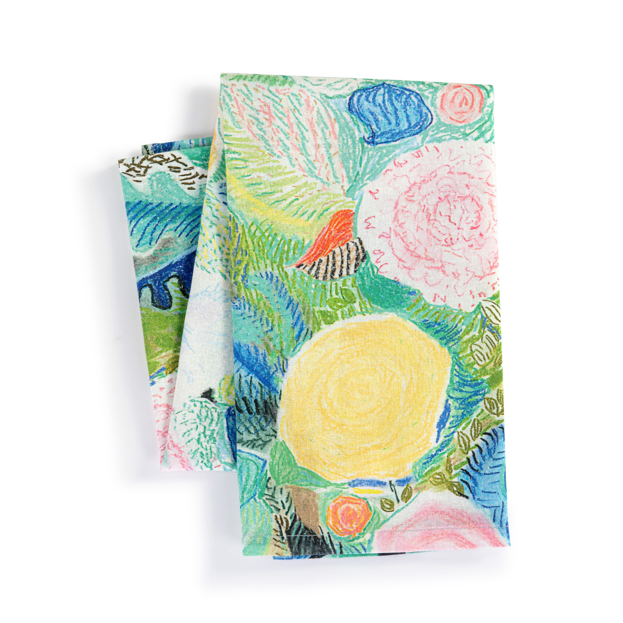 ArtLifting Tea Towel - Floral Black thumbnail