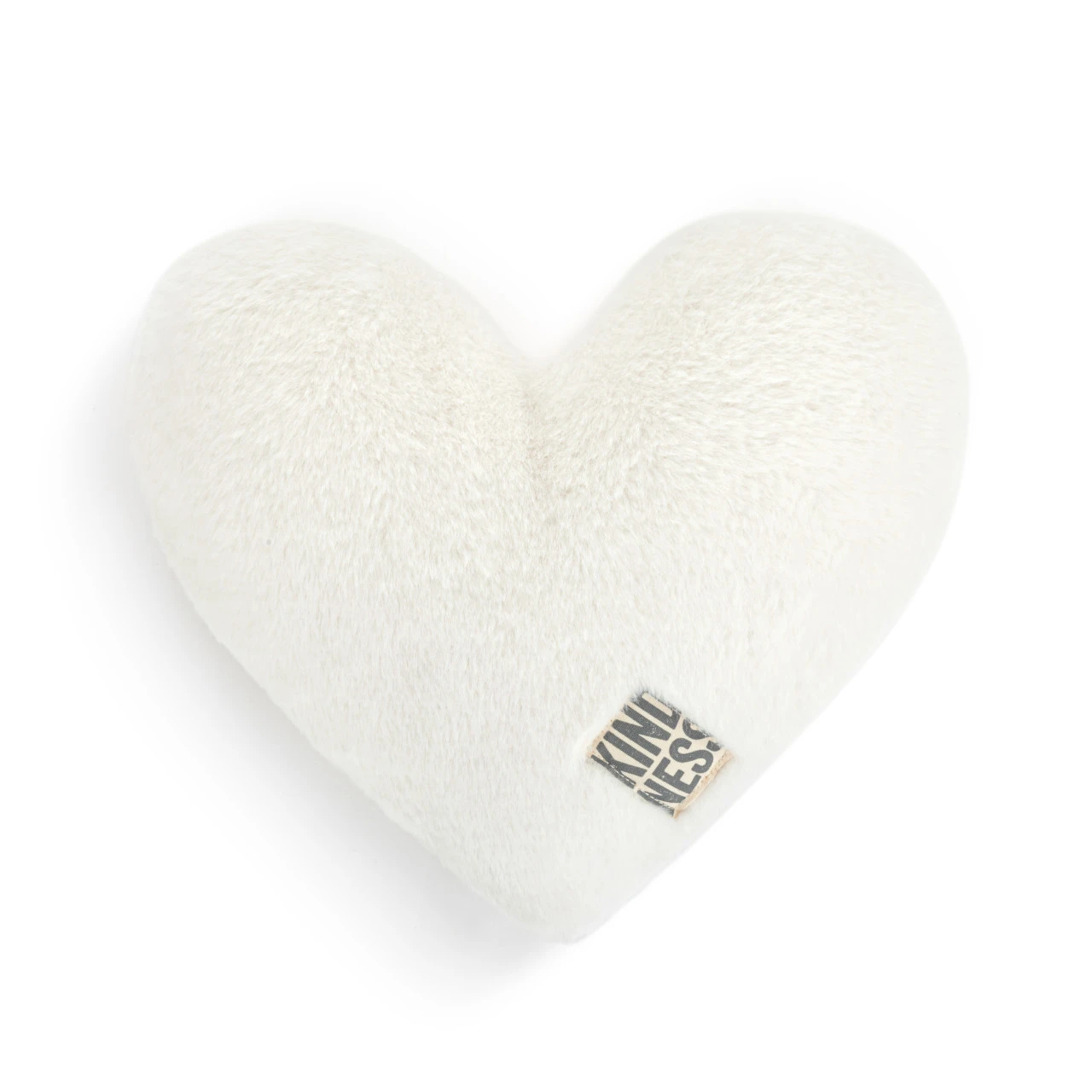 Sharing Kindness White Sand Weighted Heart Pillow 11.5" x 10" thumbnail