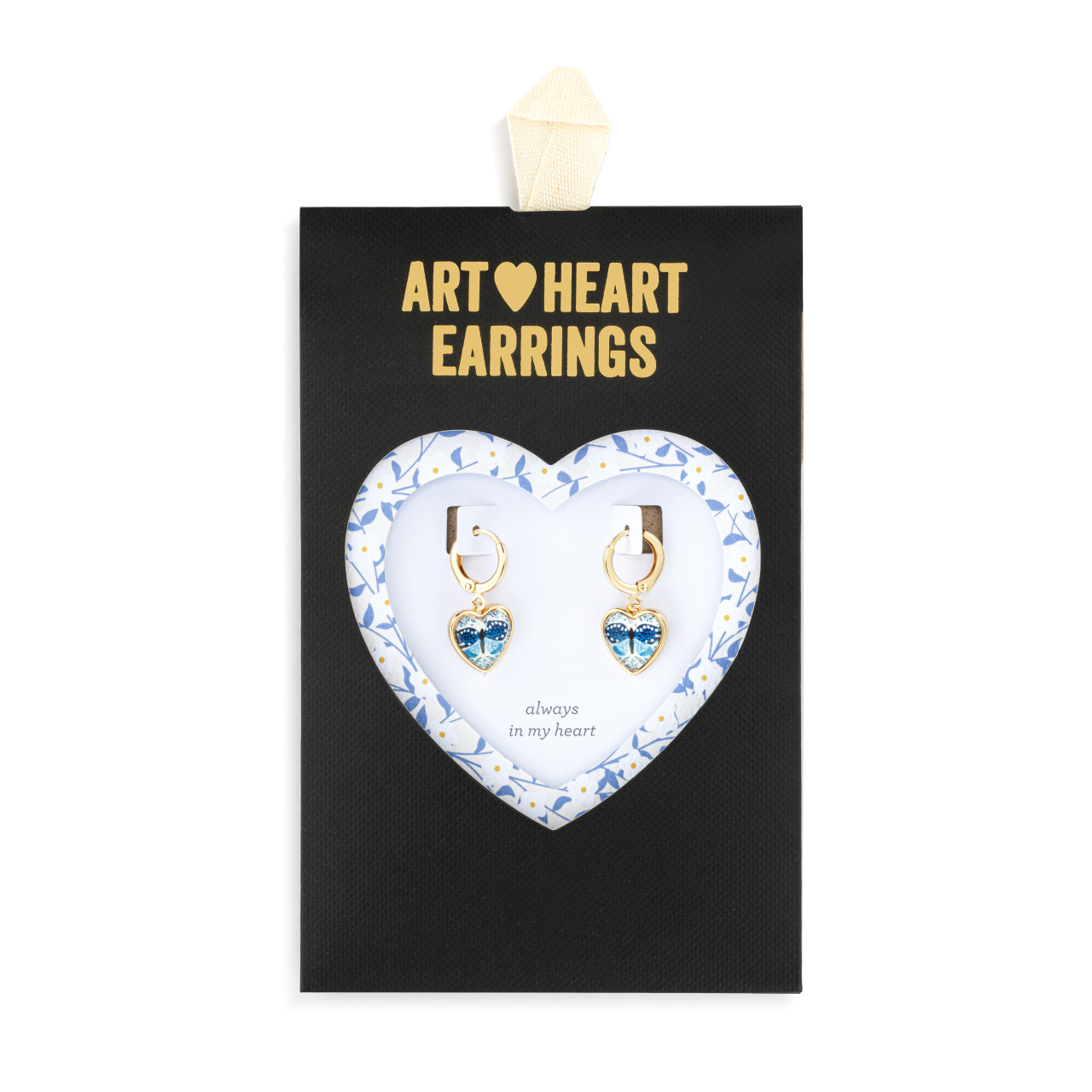 Art Heart Earrings- Always in My Heart thumbnail