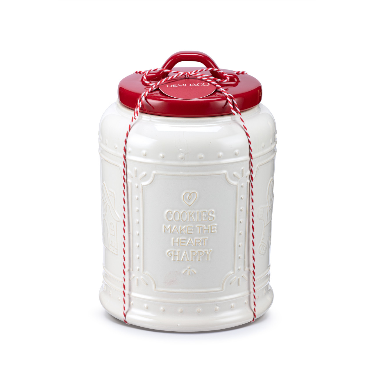 Happy Heart Ceramic Cookie Jar thumbnail