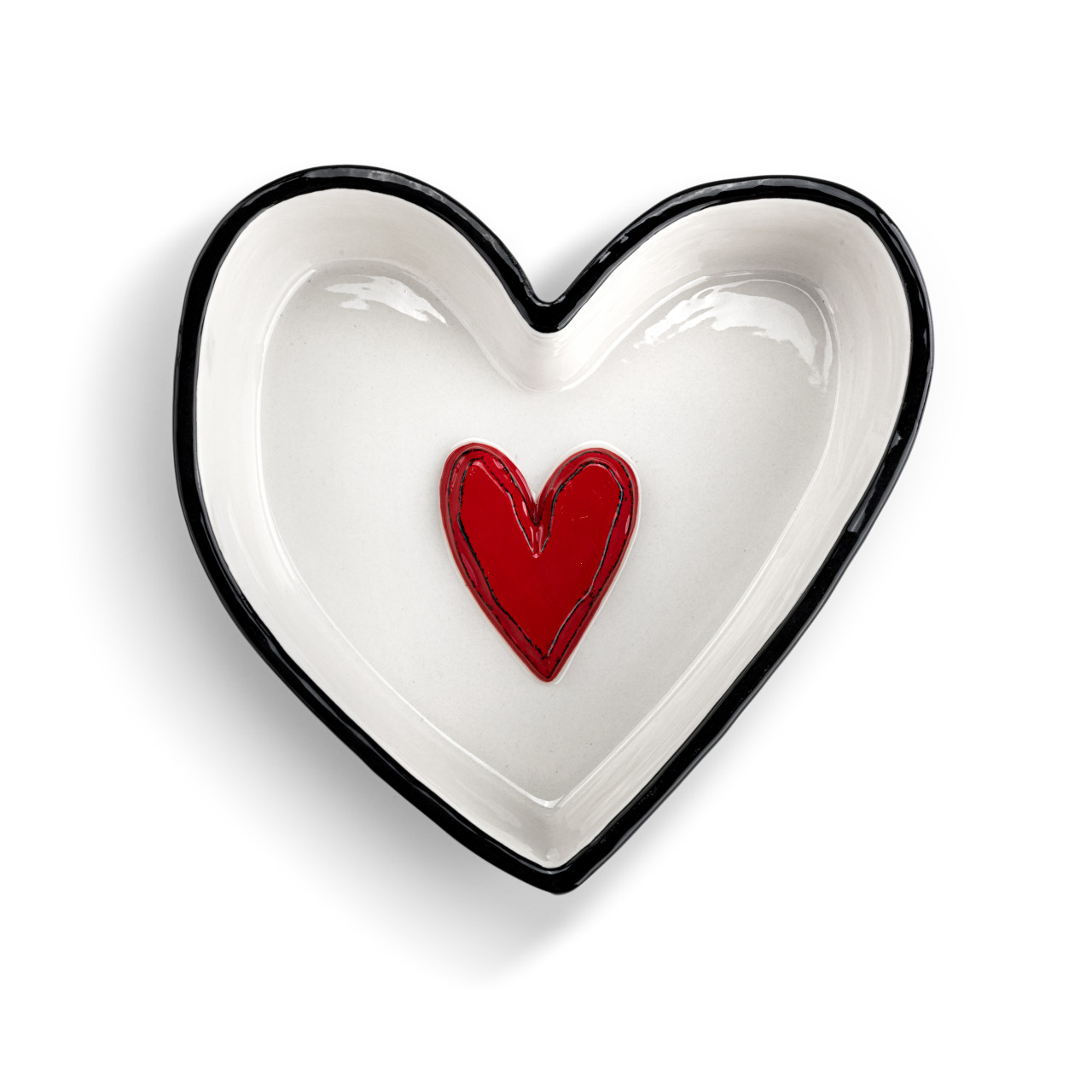 Medium Red Heart Dish thumbnail