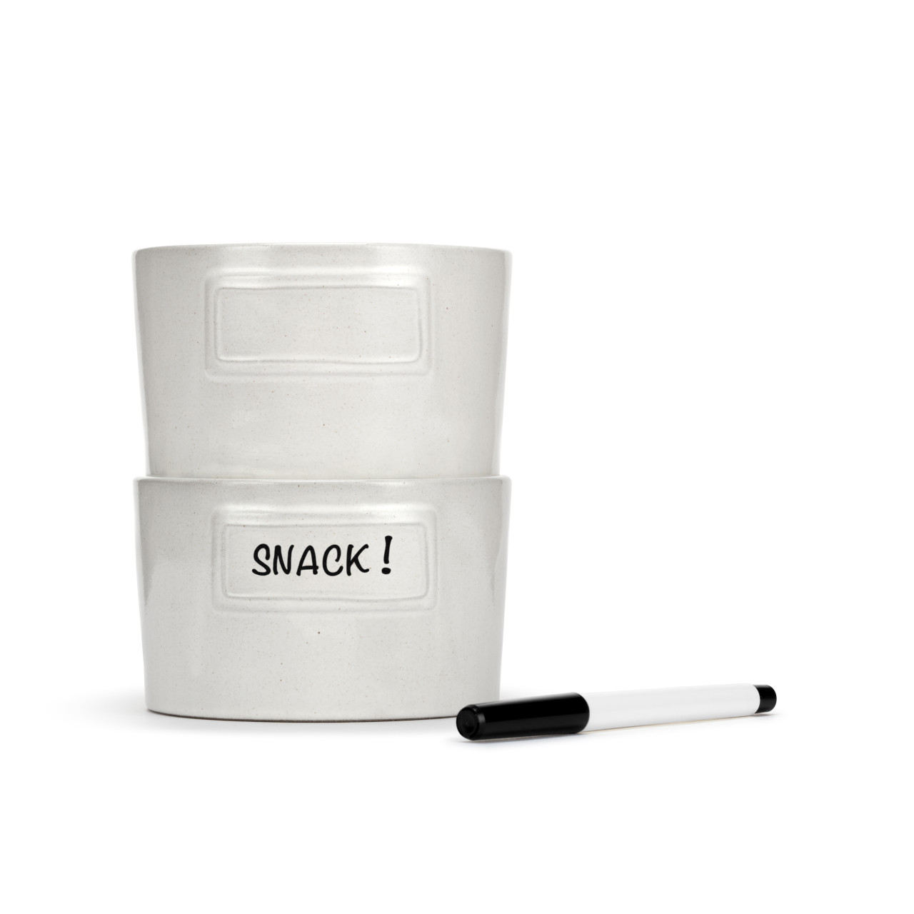 WRITE ON Appetizer Bowls with Marker - Set of 2 thumbnail