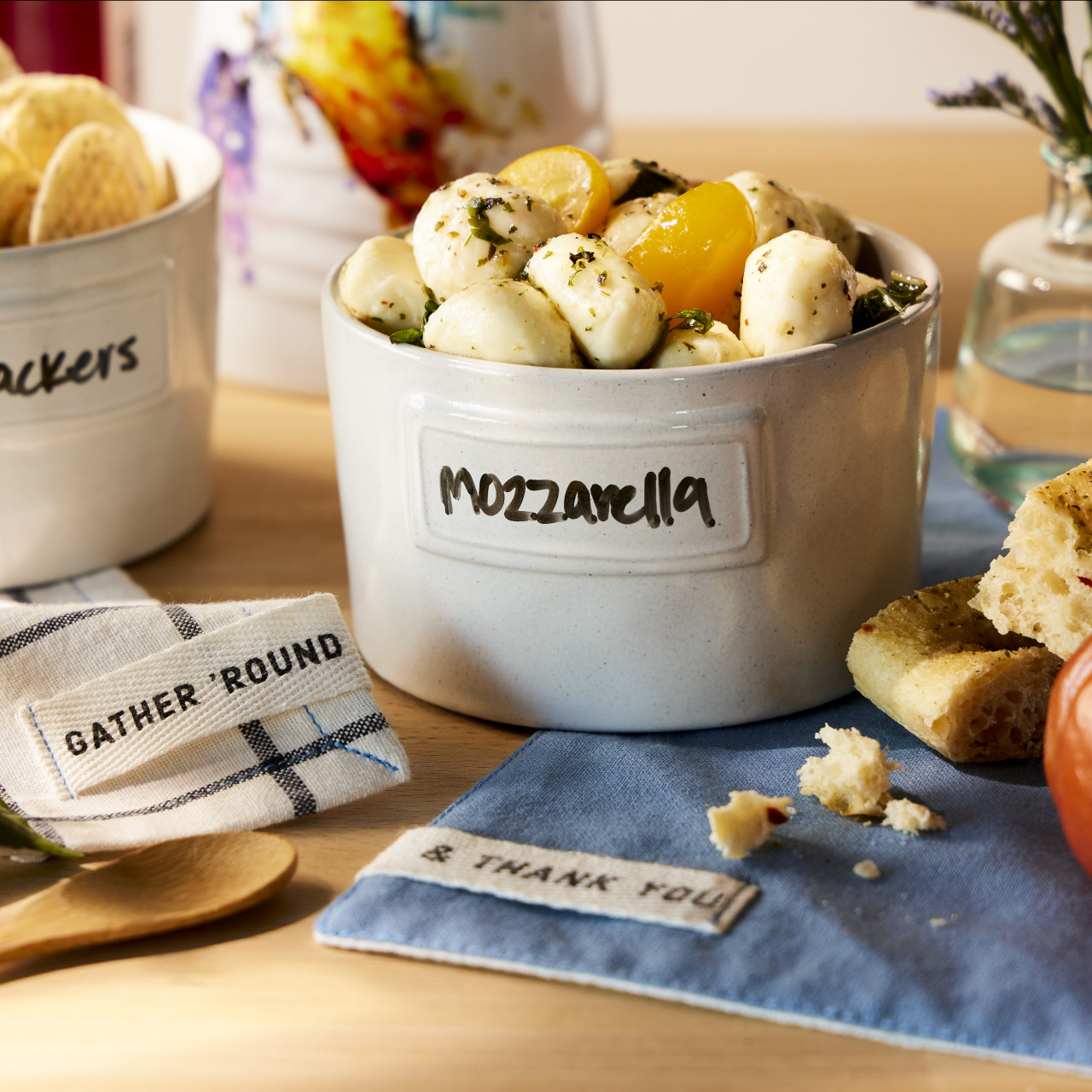 WRITE ON Appetizer Bowls with Marker - Set of 2 thumbnail