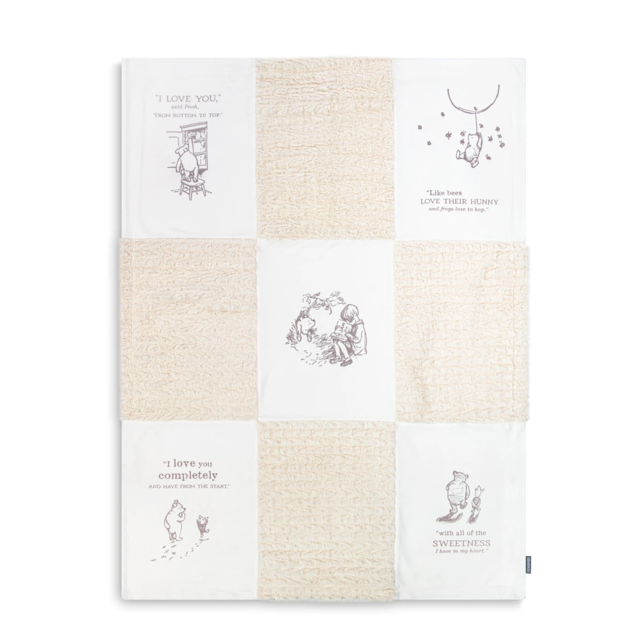 Winnie-the-Pooh All Of The Sweetness Neutral Blanket 30" x 40" thumbnail