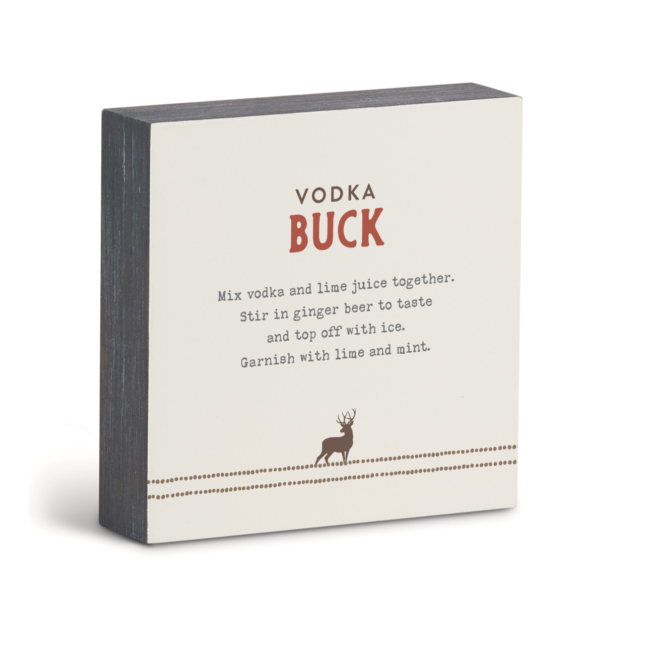 Recipes Vodka Buck Wall Art - 6" sq. thumbnail