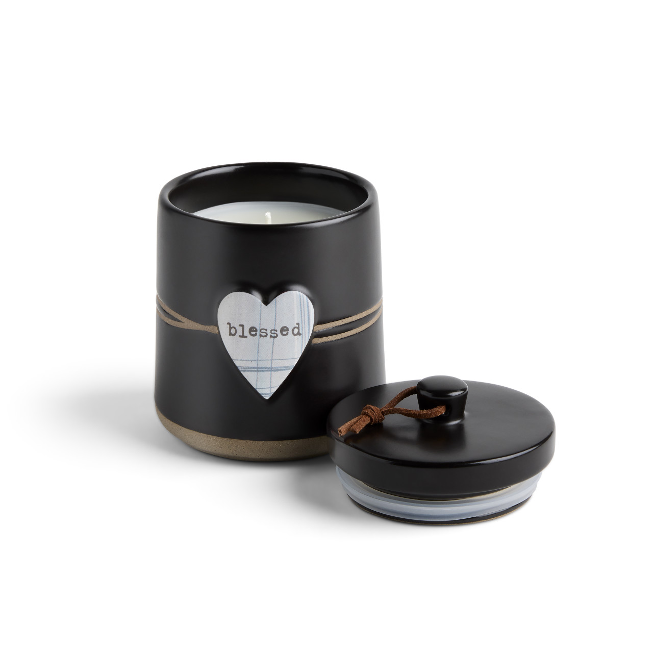 Blessed Art Heart Candle with Lid thumbnail